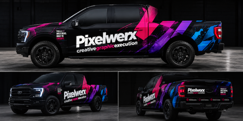 Shop custom vehicle wraps for cars, trucks, vans, trailers, and fleets with premium cast vinyl and protective laminate for durable mobile branding and advertising.
